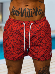 Pánské Koupací Šortky Červené OZONEE O/MTK3220