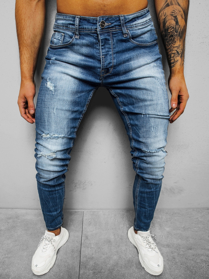 Pánské Džíny Modré OZONEE NB/MP0002BC