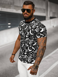 Pánské Tričko Černé OZONEE JS/8T1205/3