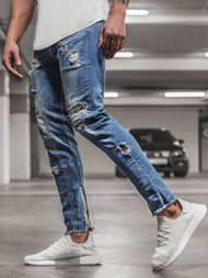 Pánské Džíny Modré OZONEE G/1085