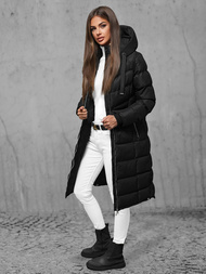 Dámská Bunda Černá OZONEE JS/M736/392