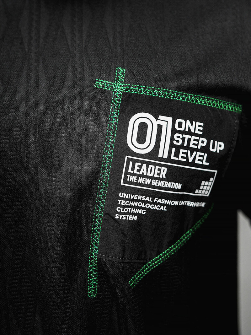 Pánské Tričko Černé OZONEE O/3C333