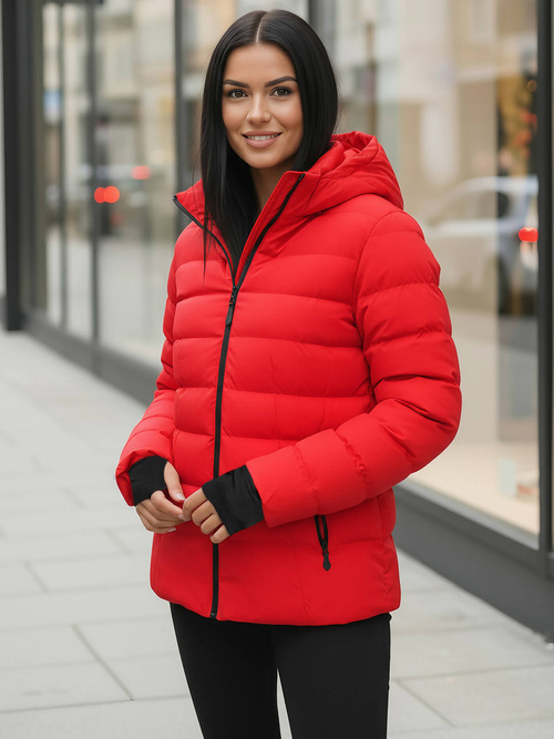 Dámská Bunda Červená OZONEE JS/M769/270