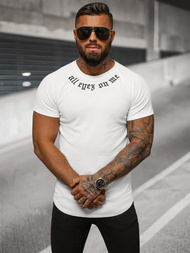 Pánské Tričko Bílé OZONEE O/T7256