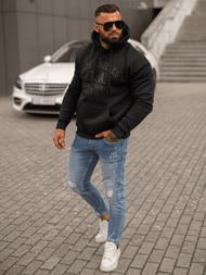 Pánská Mikina Černá OZONEE JS/8B1356/3