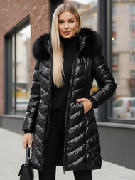 Dámská bunda černá OZONEE JS/16M9100/392Z