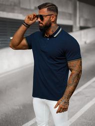 Pánské Polo Tričko Námořnická Modřá OZONEE O/DA729