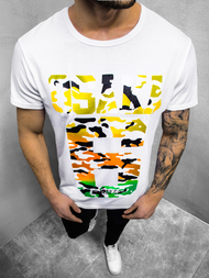 Pánské Tričko Bílé OZONEE JS/KS1958Z