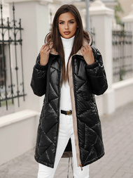 Dámská Bunda Černá OZONEE JS/5M3189/392Z