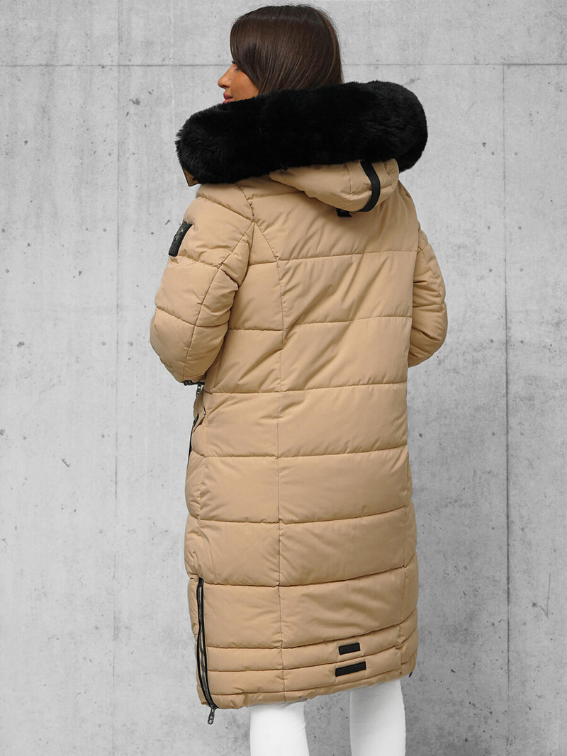 Dámská Bunda Béžová OZONEE O/W377