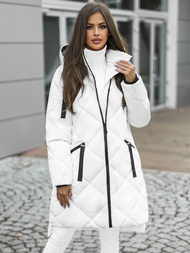 Dámská Bunda Bílá OZONEE JS/5M3168/281Z