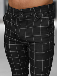 Pánské Chino Kalhoty Černé OZONEE DJ/5505Z