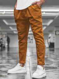 Pánské Kalhoty manšestr Camelové OZONEE DR/K95/3