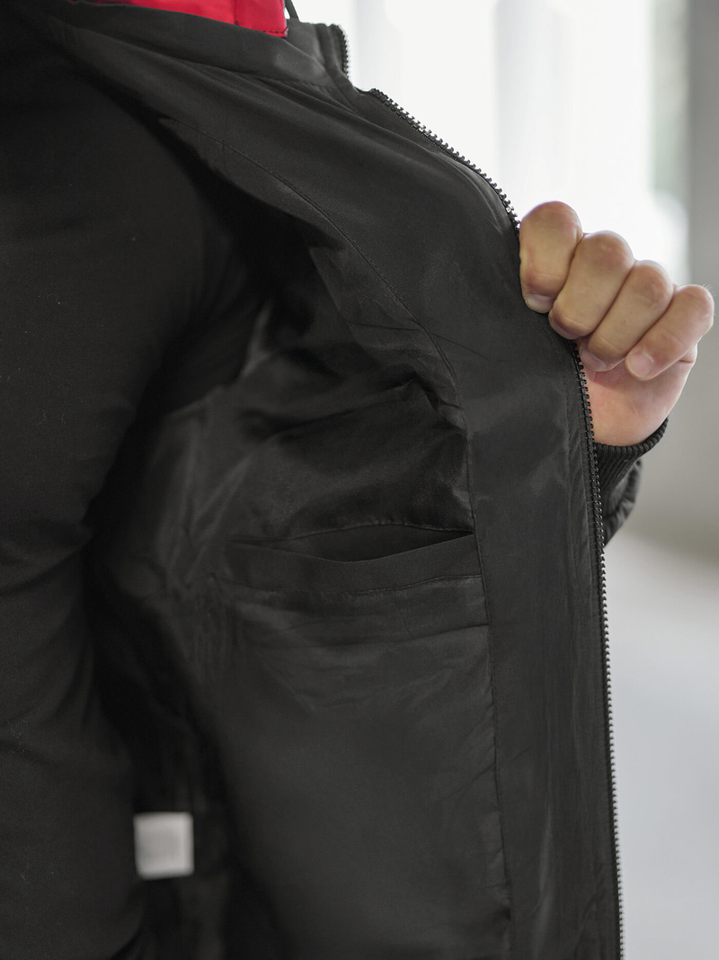 Pánská Bunda Černá OZONEE JS/31M5003Z