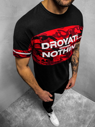 Pánské Tričko Černé OZONEE JS/SS10976Z