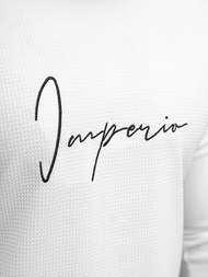 Pánská Mikina Bílá OZONEE O/D7197Z