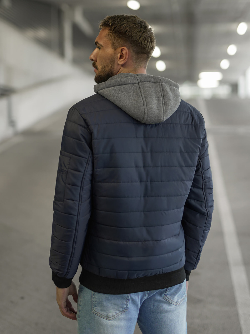 Pánská Bunda Námořnická Modřá OZONEE JS/8M985/215Z