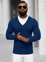 Pánský Svetr Tmavě-Modrý OZONEE NB/MM6006/5Z