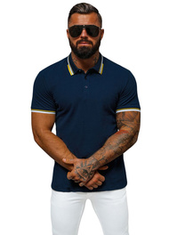 Pánské Polo Tričko Námořnická Modřá OZONEE O/DA736