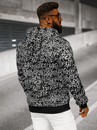 Pánská Mikina Černá OZONEE JS/8B1183/3