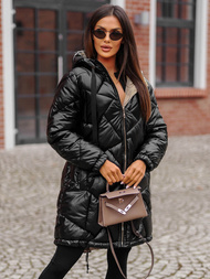 Dámská Bunda Černá OZONEE JS/5M3189/392Z