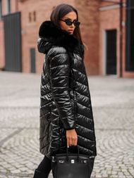 Dámská bunda černá OZONEE JS/16M9100/392Z