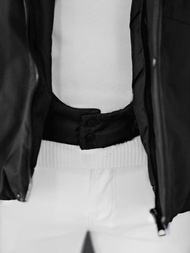 Pánská Zimní Bunda Černo-Šedá OZONEE JS/91M9903/92