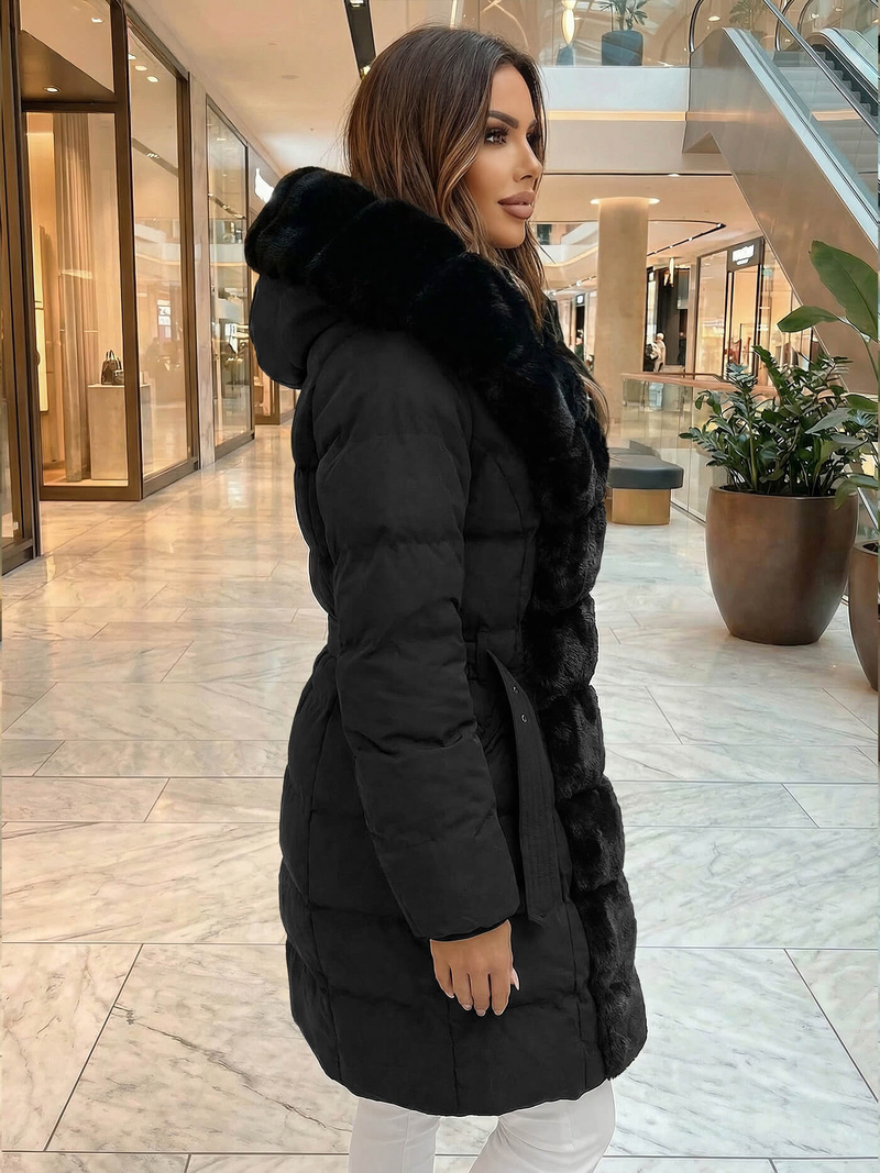 Dámská Bunda Černá OZONEE JS/5M3158/392Z