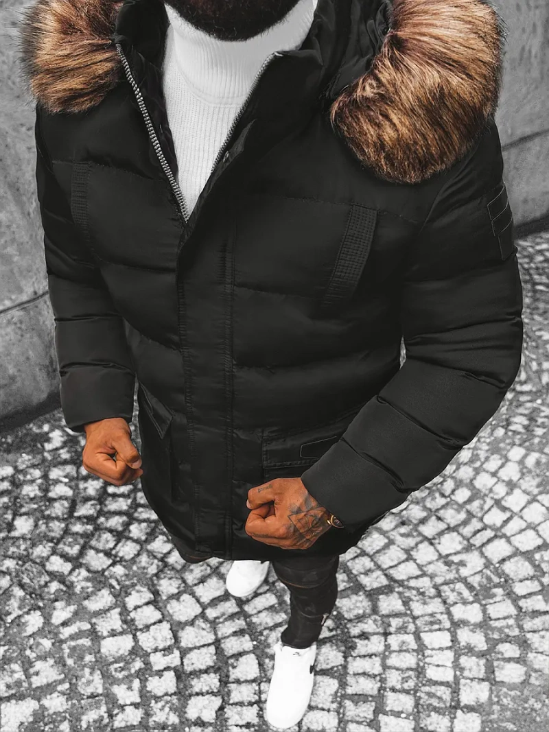 Pánská Bunda Černá OZONEE JS/M50/392