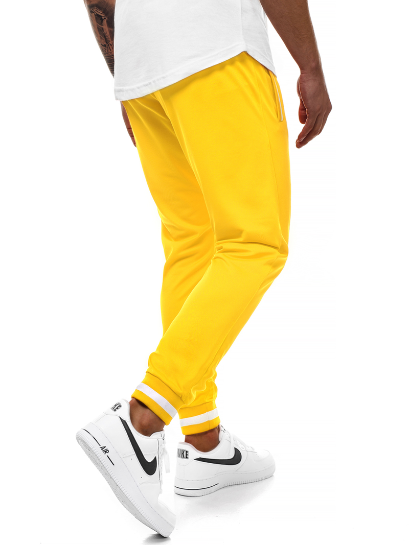 Pánské tepláky Žluté OZONEE A/2134