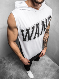 Pánské Tílko Bílé OZONEE B/60042Z