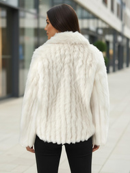 Dámská Bunda Bílá OZONEE JS/11Z8261Z