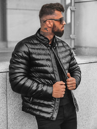 Pánská Bunda Černá OZONEE O/9025Z