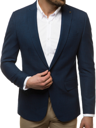 Pánské Sako Tmavě-Modrá OZONEE H/28