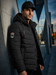 Pánská Bunda Černá OZONEE JS/31M5081/392