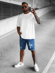 Pánské Tričko Bílé OZONEE O/3430