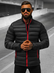 Pánská Bunda Černá/2 OZONEE JB/JP1111