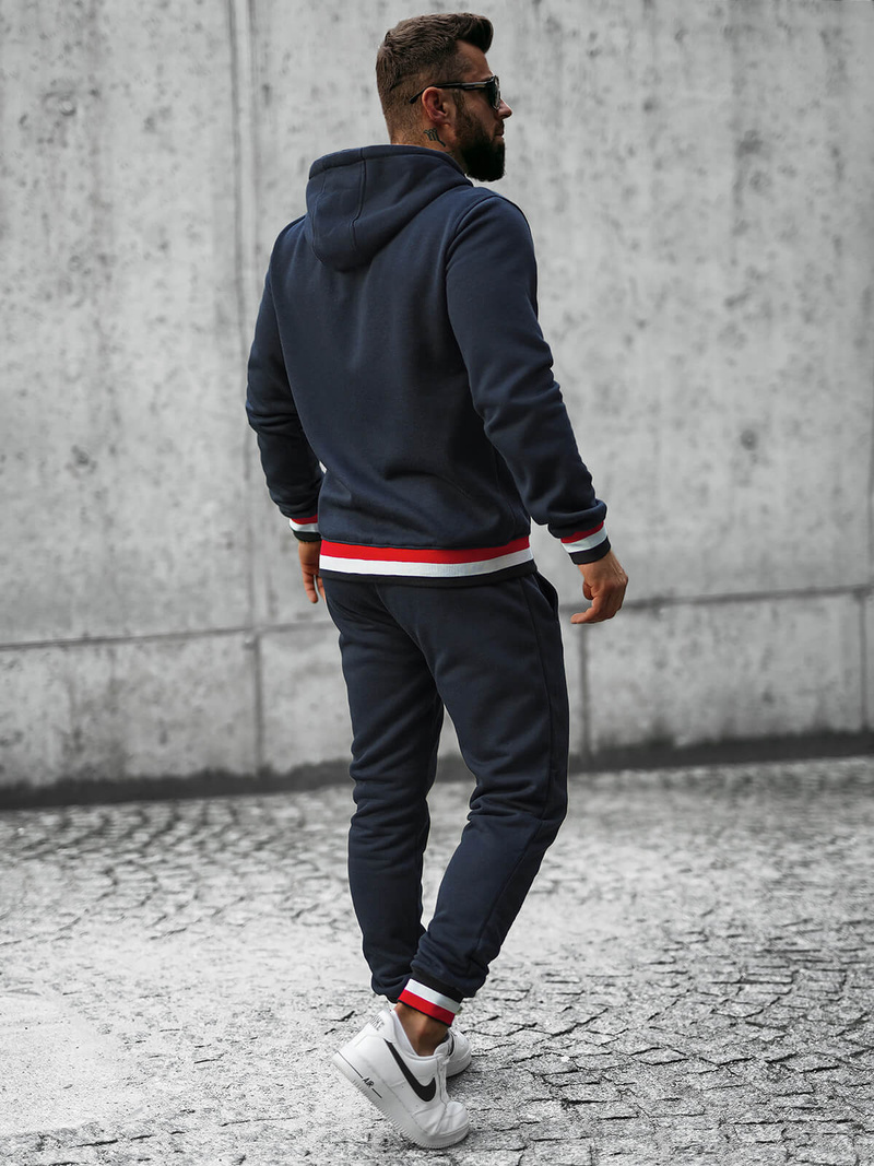 Pánská Tepláková Souprava Námořnický Modry OZONEE JS/8C65/25