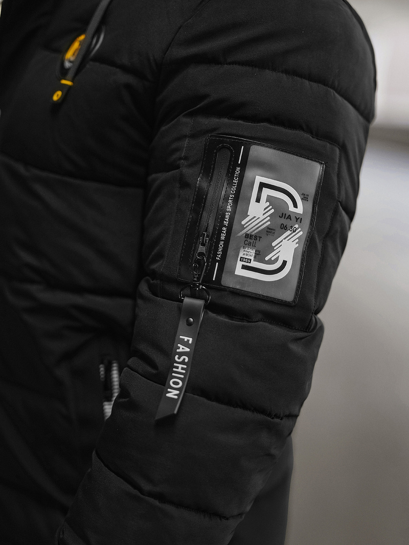 Pánská Bunda Černá OZONEE JS/57M7503/392