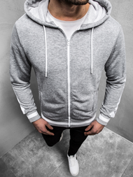 Pánská Mikina Šedé OZONEE A/1009Z