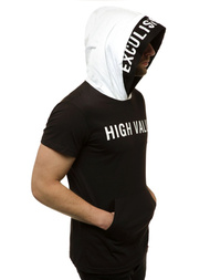 Pánské Tričko Černé OZONEE MAD/3076