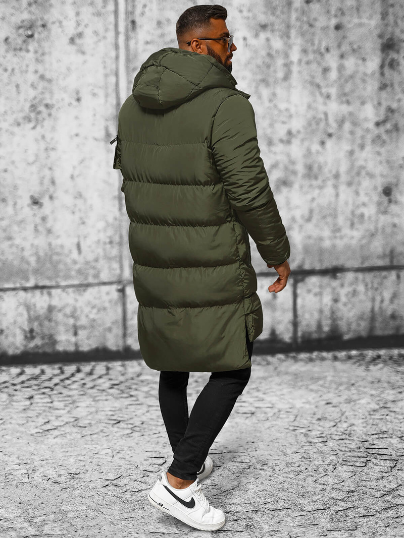 Pánská Zimní Bunda Zelené OZONEE O/M799
