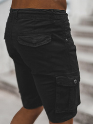 Pánské Chino Kraťasy Černé OZONEE T/BB70011/1