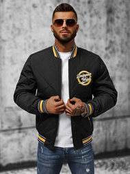 Pánská Bunda Černá OZONEE JS/84M3026/392