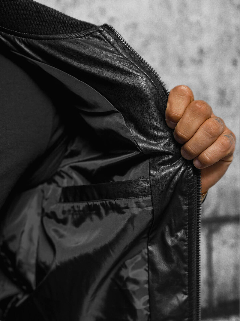 Pánská Bunda Černá OZONEE O/11Z8099