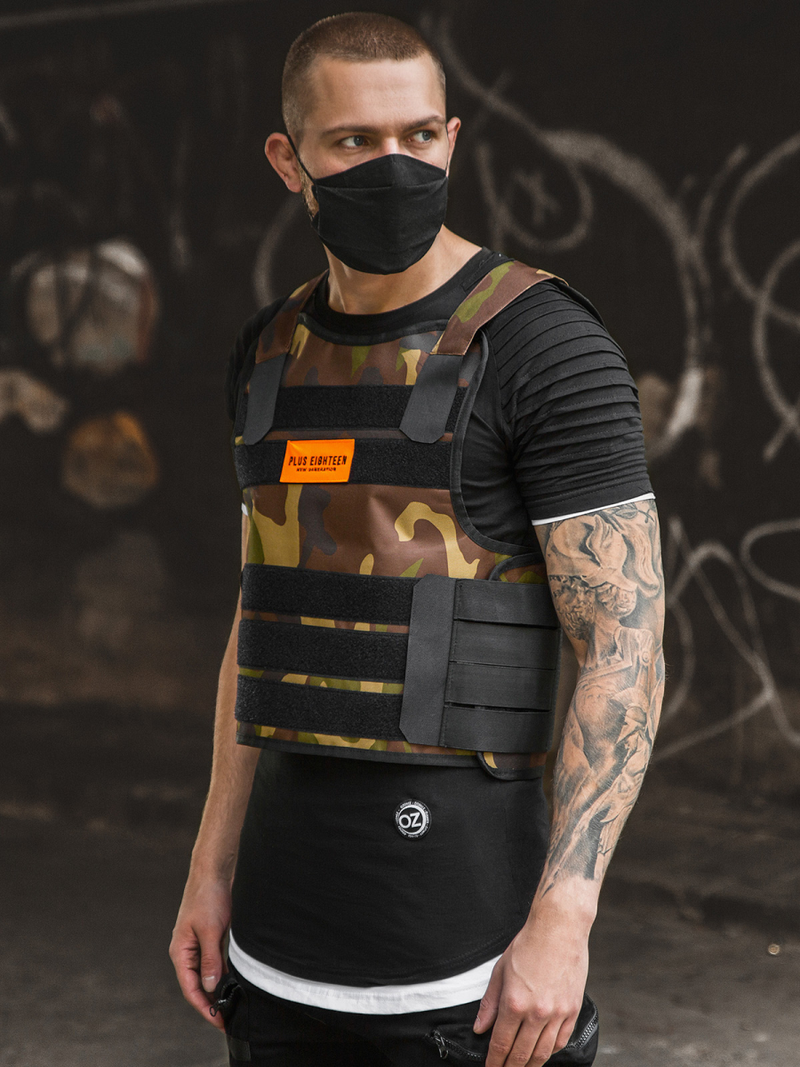 Pánská Vesta Maskáčová OZONEE PE/4003