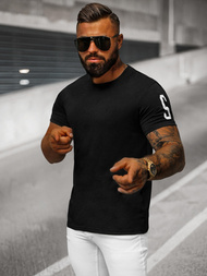 Pánské Tričko Černé OZONEE O/8T1260/3