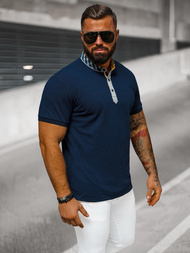 Pánské Polo Tričko Námořnická Modřá OZONEE O/DA803