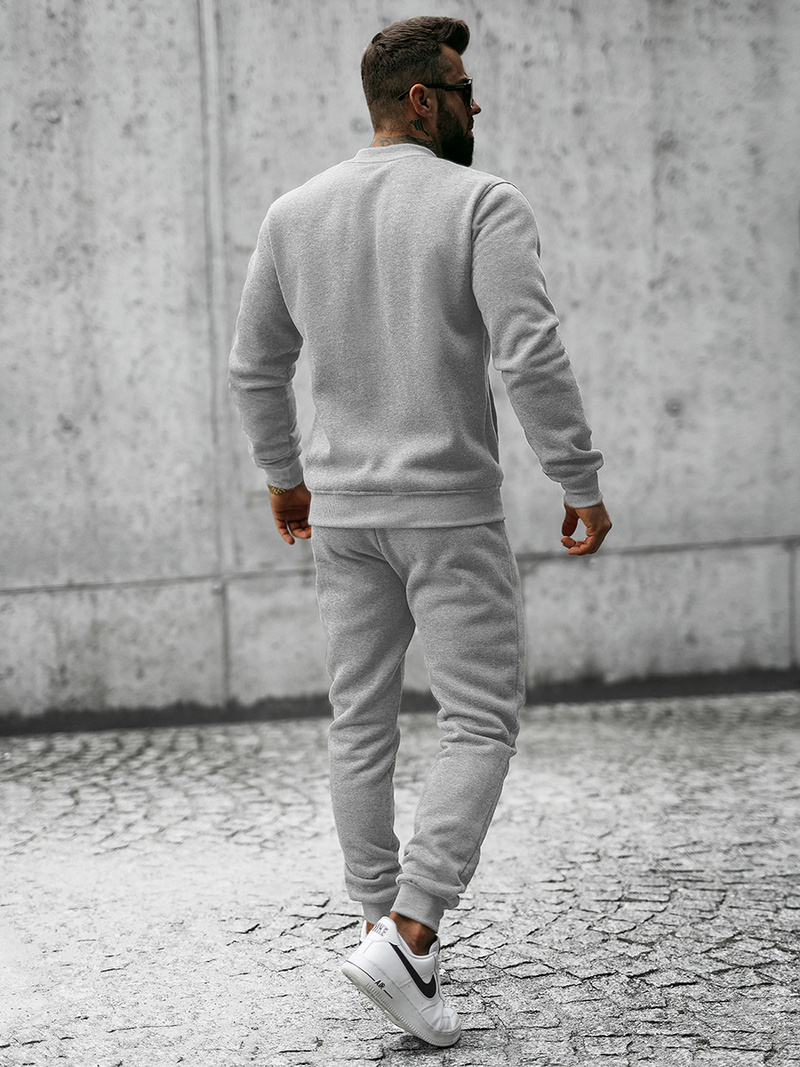 Pánská Tepláková Souprava Šedá OZONEE JS/8C76/2