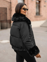 Dámská Zimní Bunda Černá OZONEE O/H833